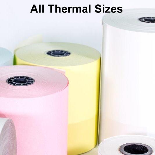 All Thermal Paper Sizes