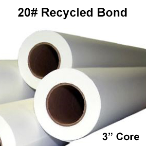 Recycled Paper Rolls (3" Cores)