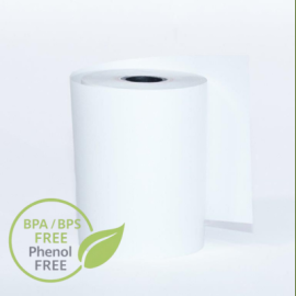 2 1/4" x 85' Thermal Paper Rolls (50 rolls) BPA/BPS Free, Phenol Free