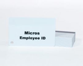 Micros Employee ID Magnetic Swipe Cards