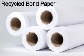 24" x 150' 20# Recycled Bond, 4 rolls/case (2" Cores)