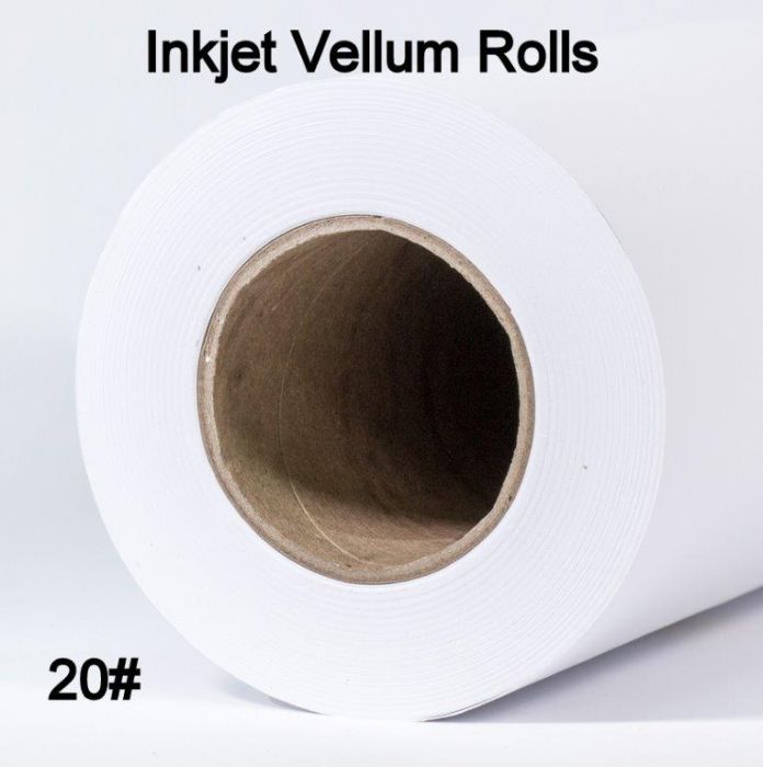 20 lb 1 Roll Inkjet Vellum 36" x 150' 2" Core 