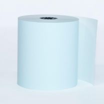 3 1/8" x 230' Blue Thermal Paper Rolls (50 rolls)