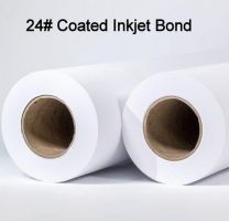 36" x 300' 24# Coated, High Resolution Plotter Paper, 2 rolls/case