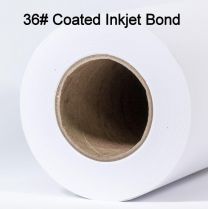 24" x 100' 36# Coated, High Resolution Plotter Paper,1 roll/case